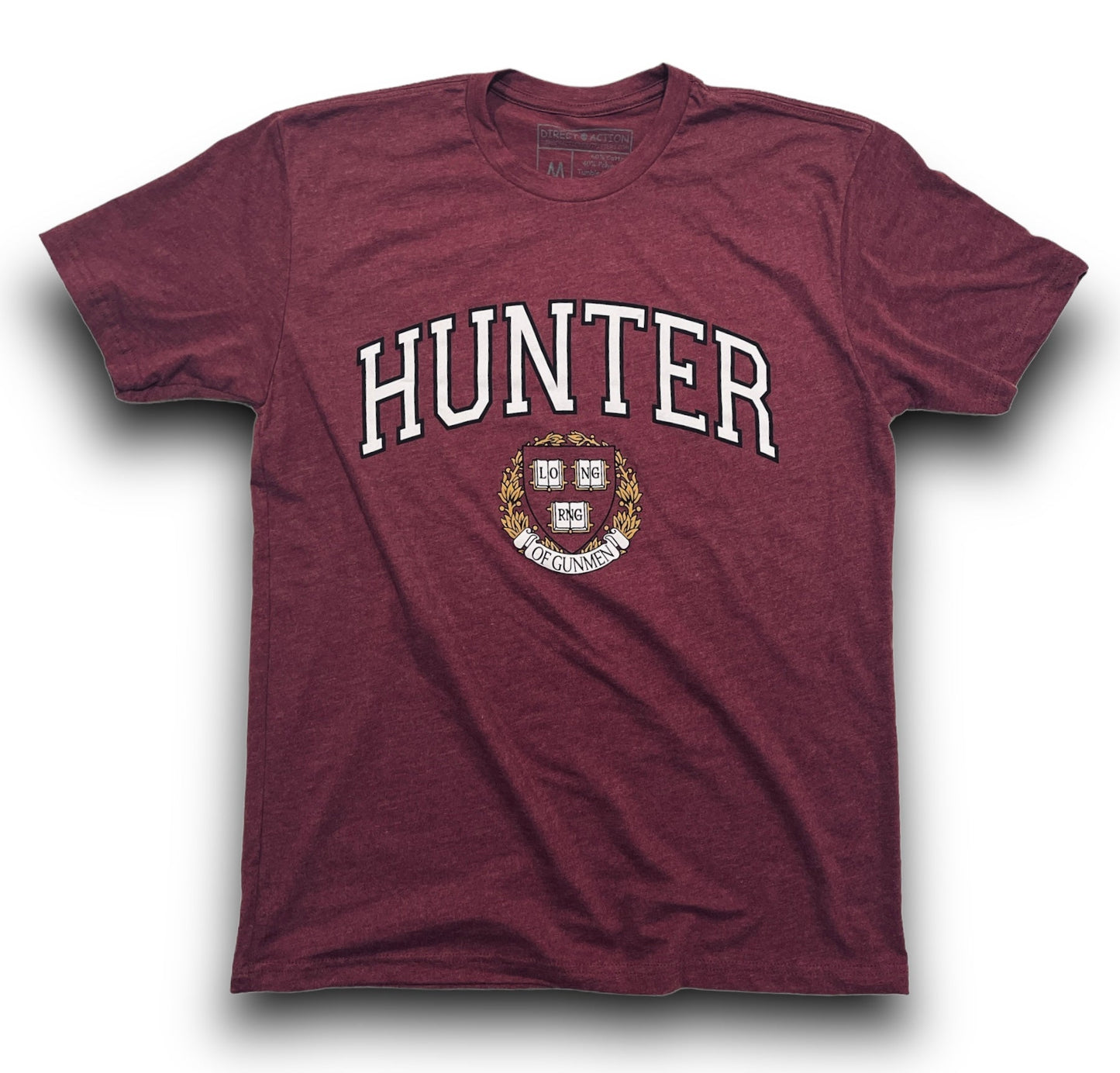 "HUNTER" TEE (HEATHER MAROON)