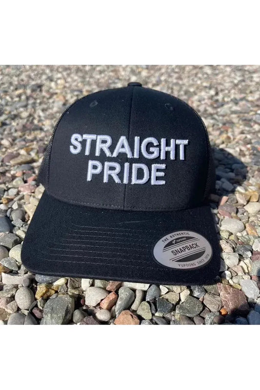 Straight Pride Snapback Hat -clearance