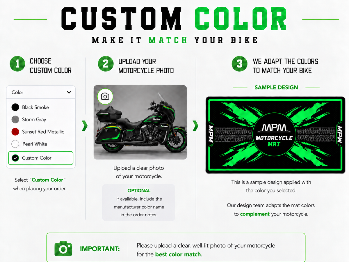 MPM Motorcycle Mat for Indian Pursuit Limited - MM7338
