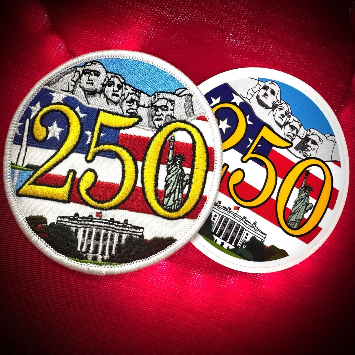COMBO - POTM - July 2026 POTM - 250 Years of American Legacy - PATCH AND STICKER