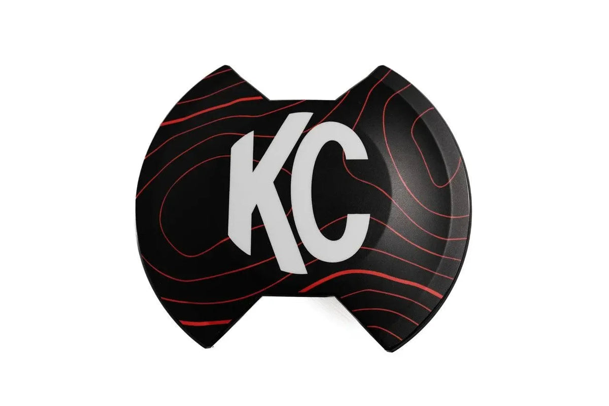 KC HiLITES 8" SlimLite LED Cover Topo Overlays - Universal