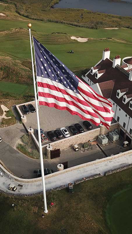 90’–150’ Cone-Tapered Steel Flagpole