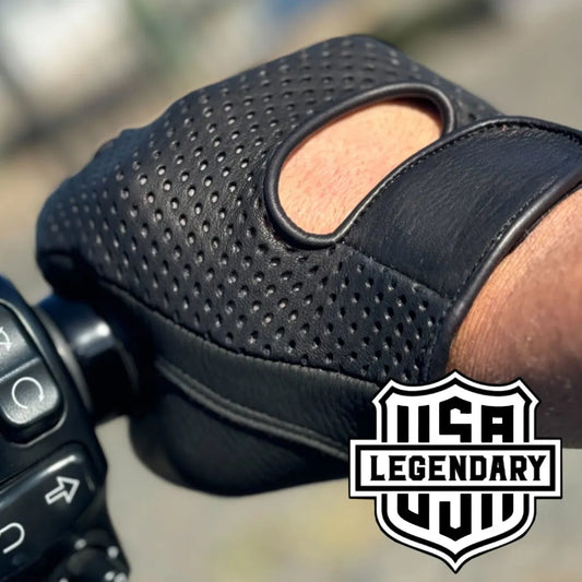 Ventilated Touchscreen Deerskin Gloves