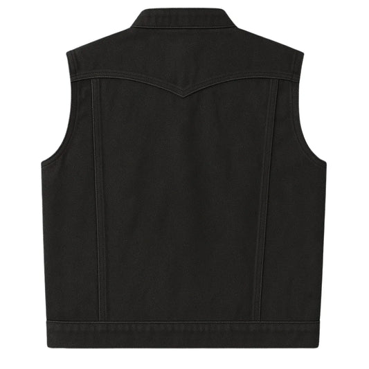 Legendary Revolution Men's Black Denim Vest
