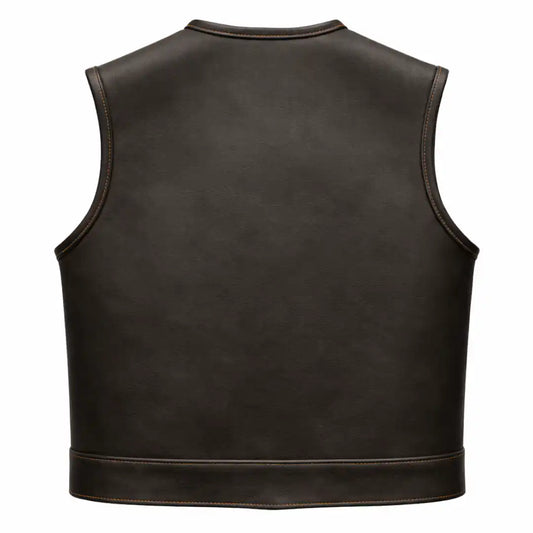Legendary LowLife NOP Dark Chocolate Leather Vest