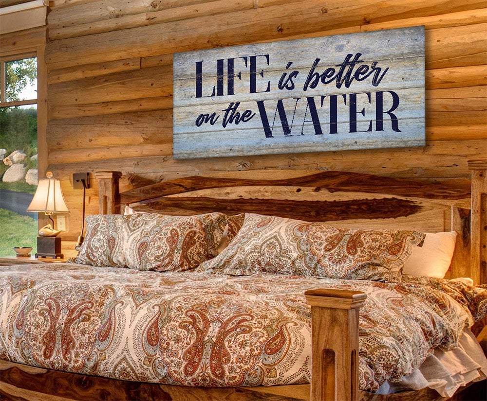 Life Is Better On The Water - Canvas