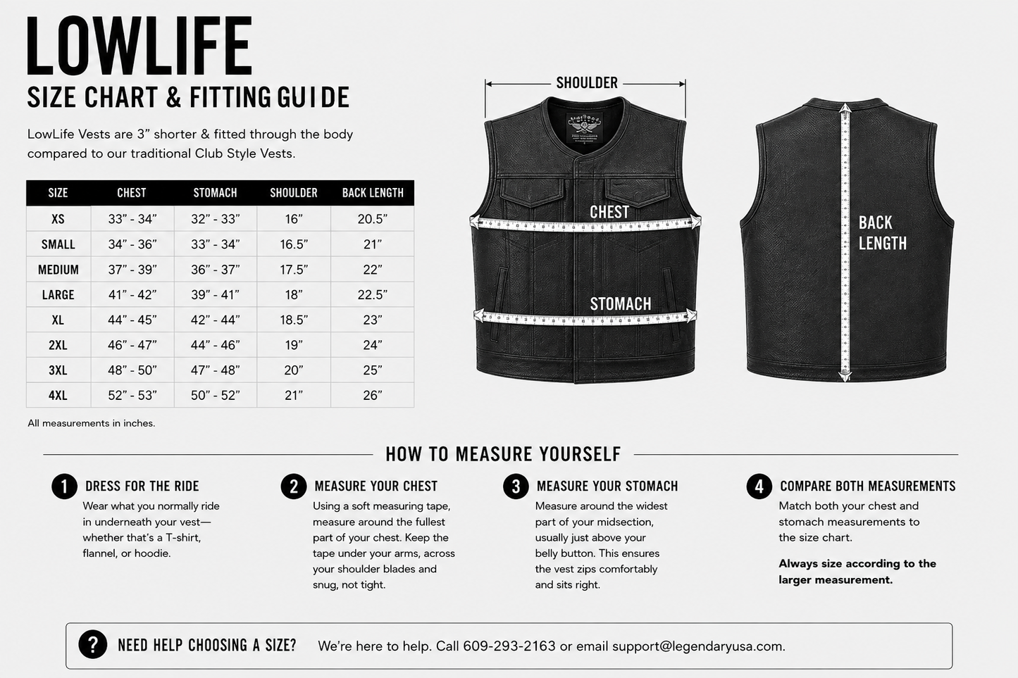 Legendary LowLife NCP Perforated Leather Club Vest