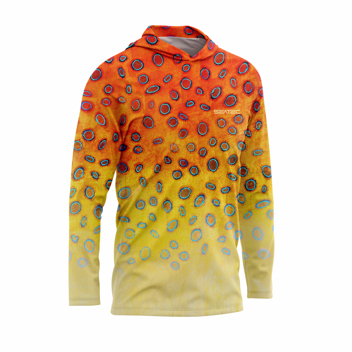 Blue Ringed Sport Tec Hooded Long Sleeve – Men's