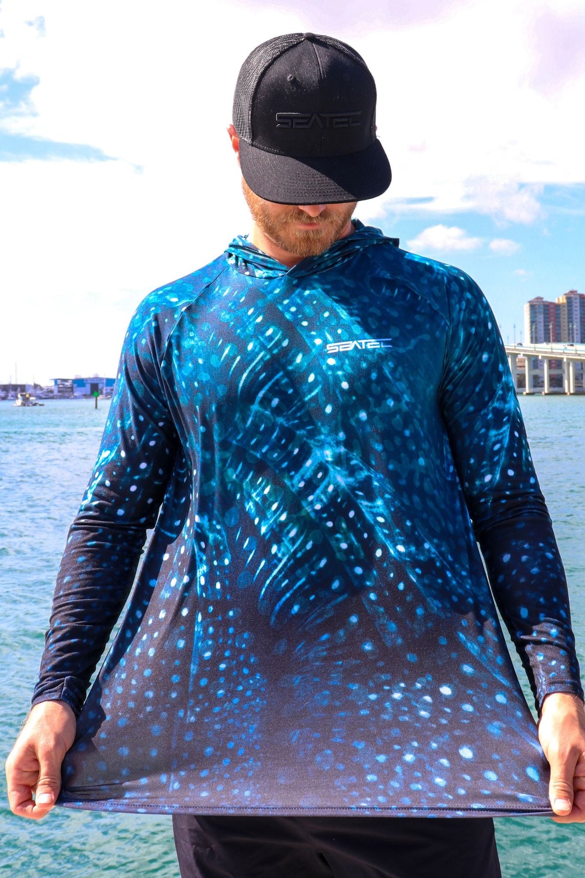 Whale Shark Sport Tec Hooded Long Sleeve – Men's