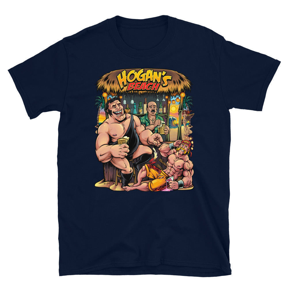 Hogan's Beach Shop Andre and Hulk Hogan Short-Sleeve Unisex T-Shirt