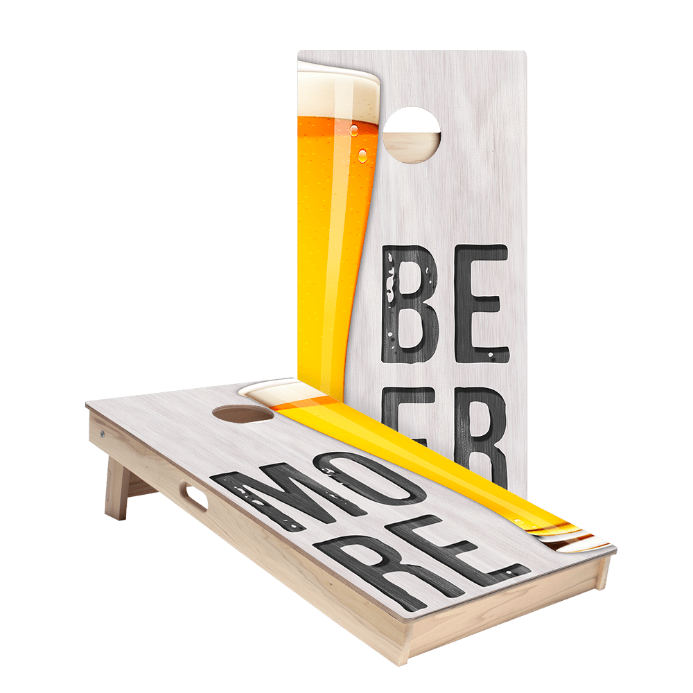 More Beer Star Cornhole Boards