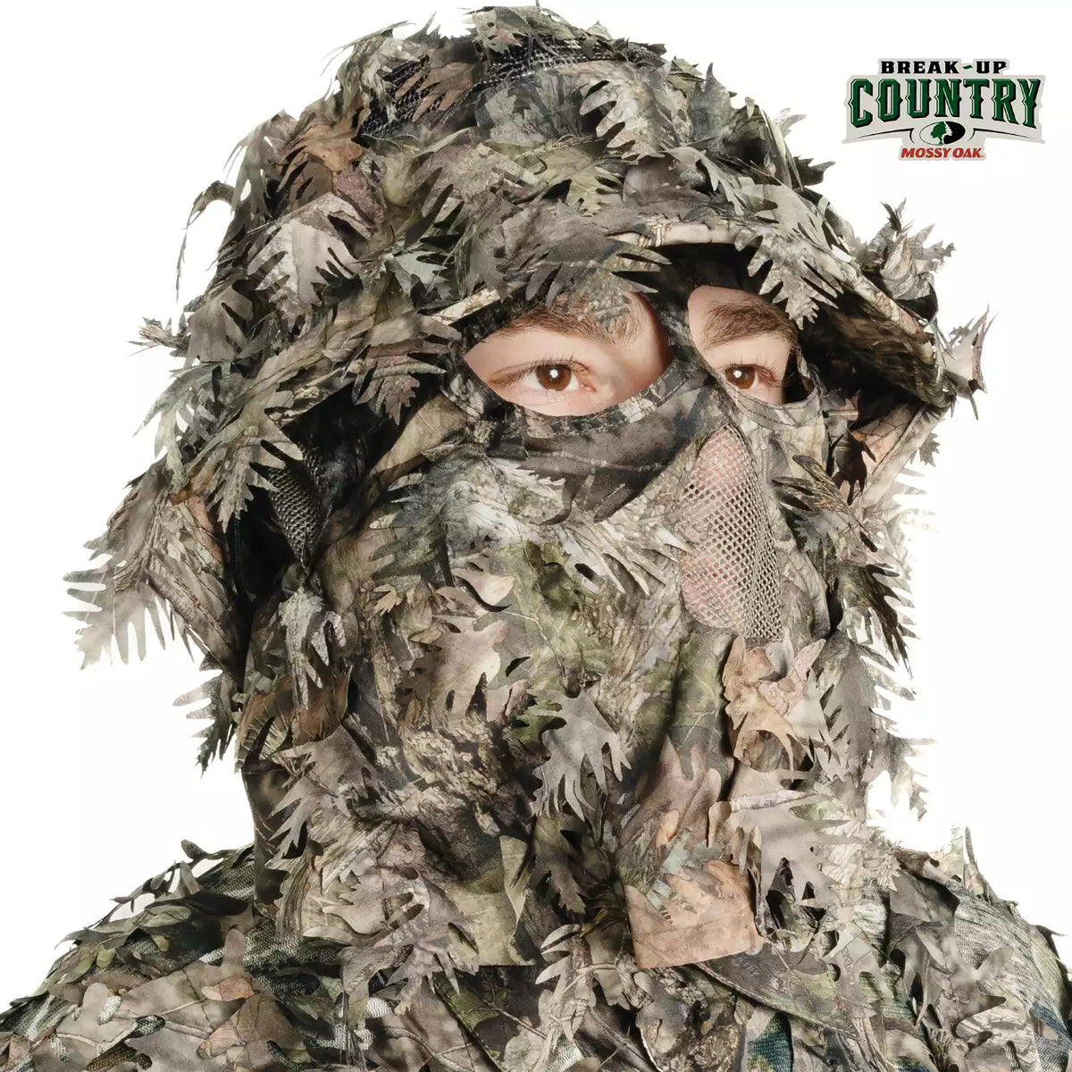Hunting Hat & Camo Mask: 3D Leafy Bucket / Boonie Hat (Mossy Oak / Realtree)