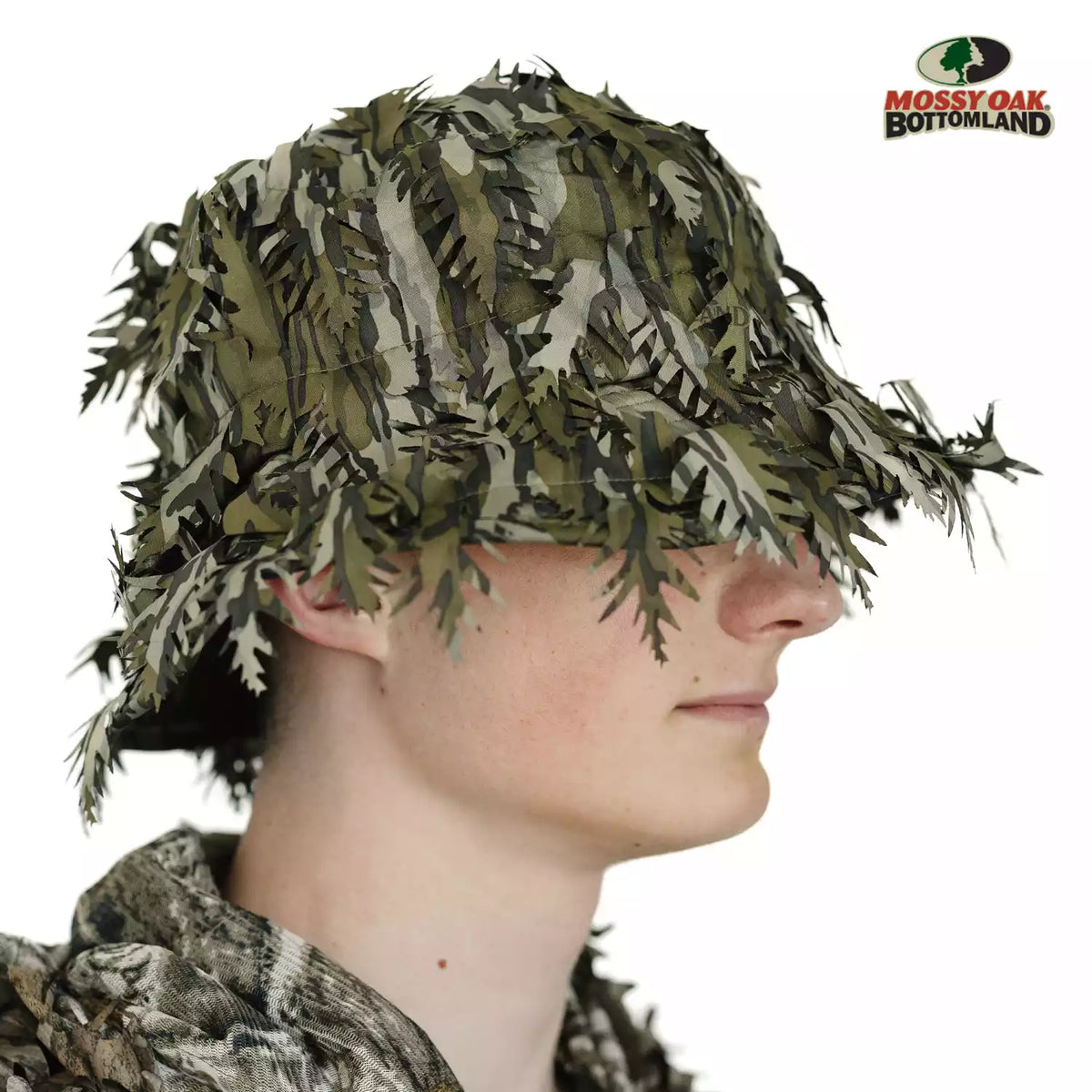 Hunting Hat & Camo Mask: 3D Leafy Bucket / Boonie Hat (Mossy Oak / Realtree)