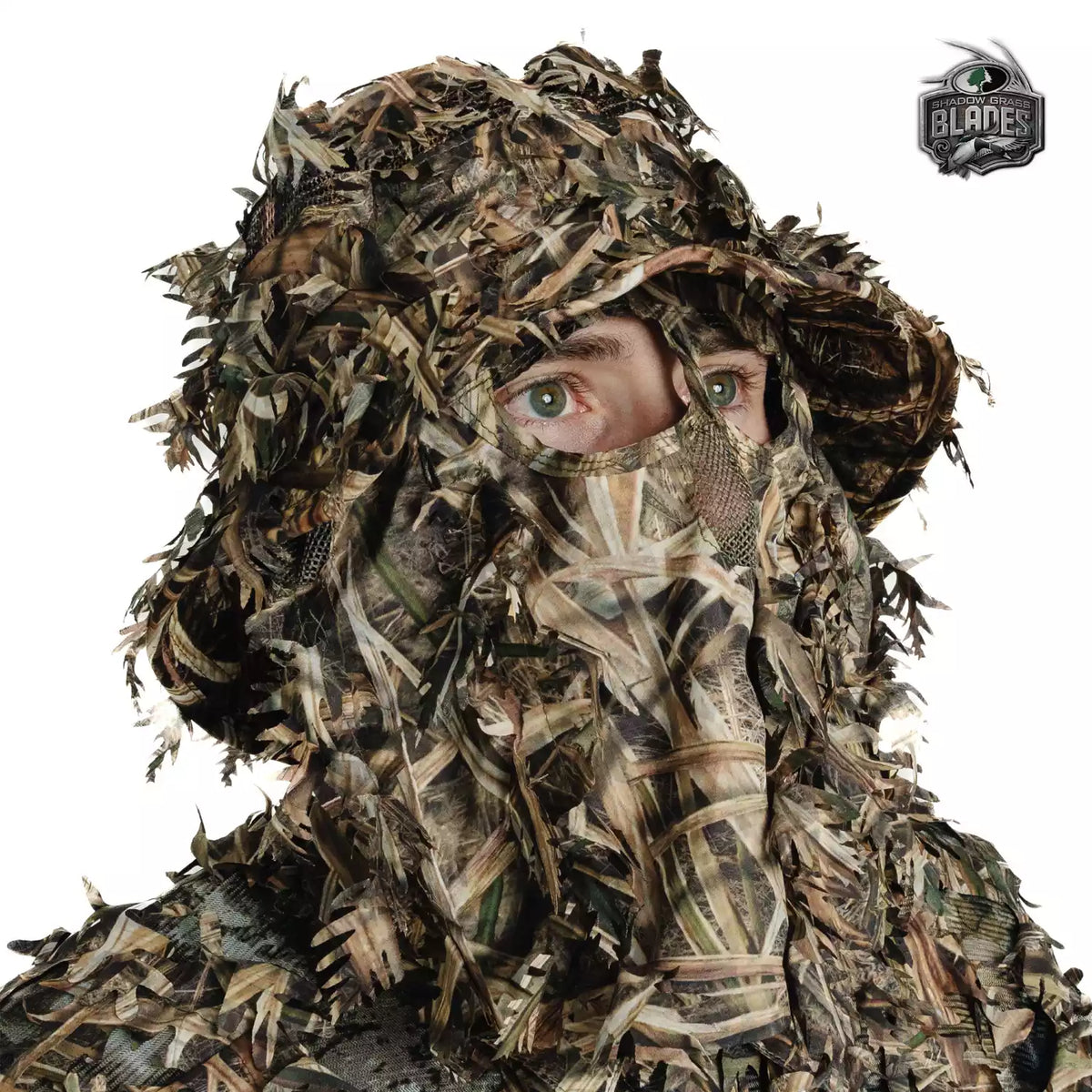 Hunting Hat & Camo Mask: 3D Leafy Bucket / Boonie Hat (Mossy Oak / Realtree)