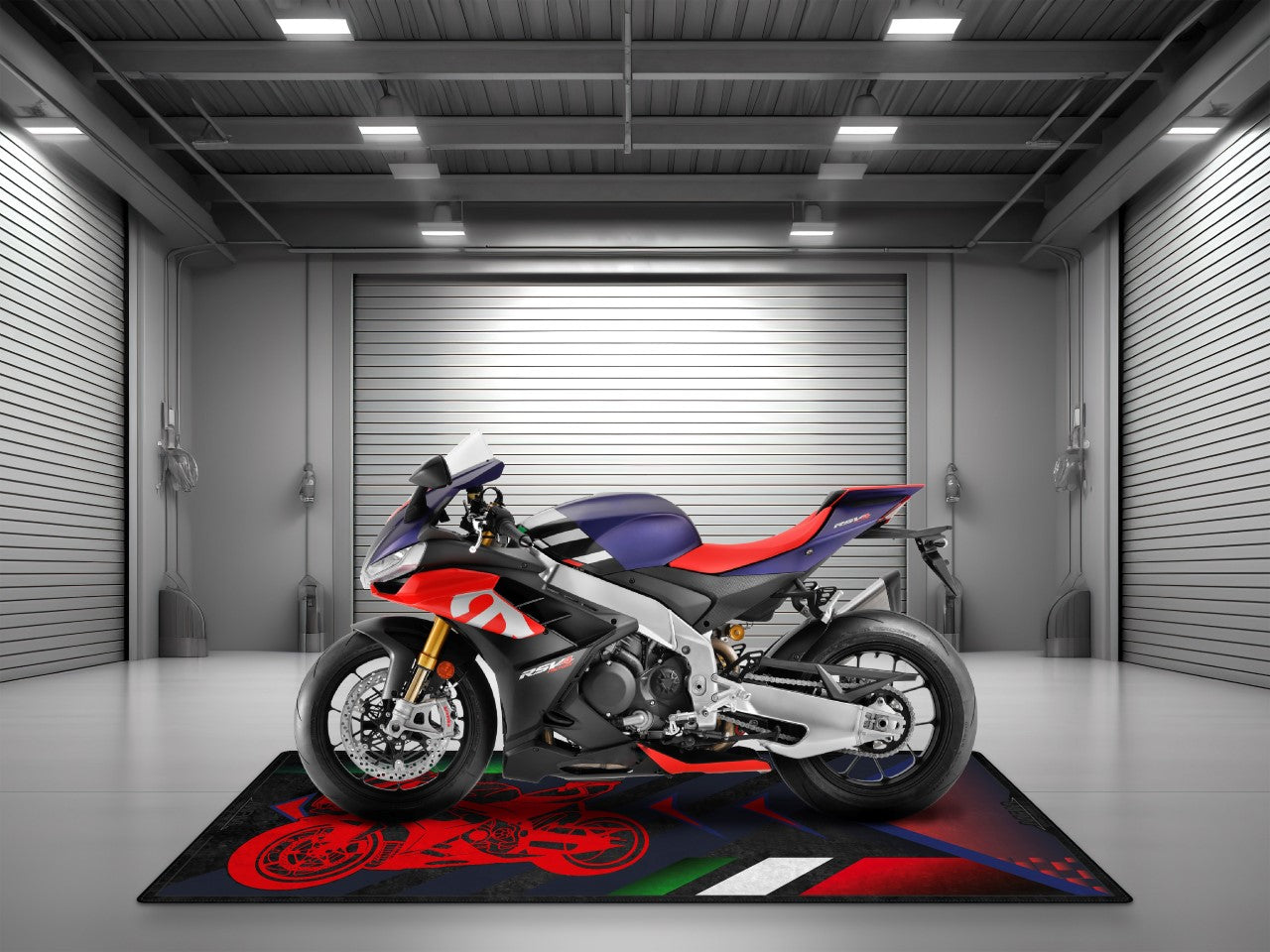 MPM Motorcycle Mat for Aprilia RSV4 - U601