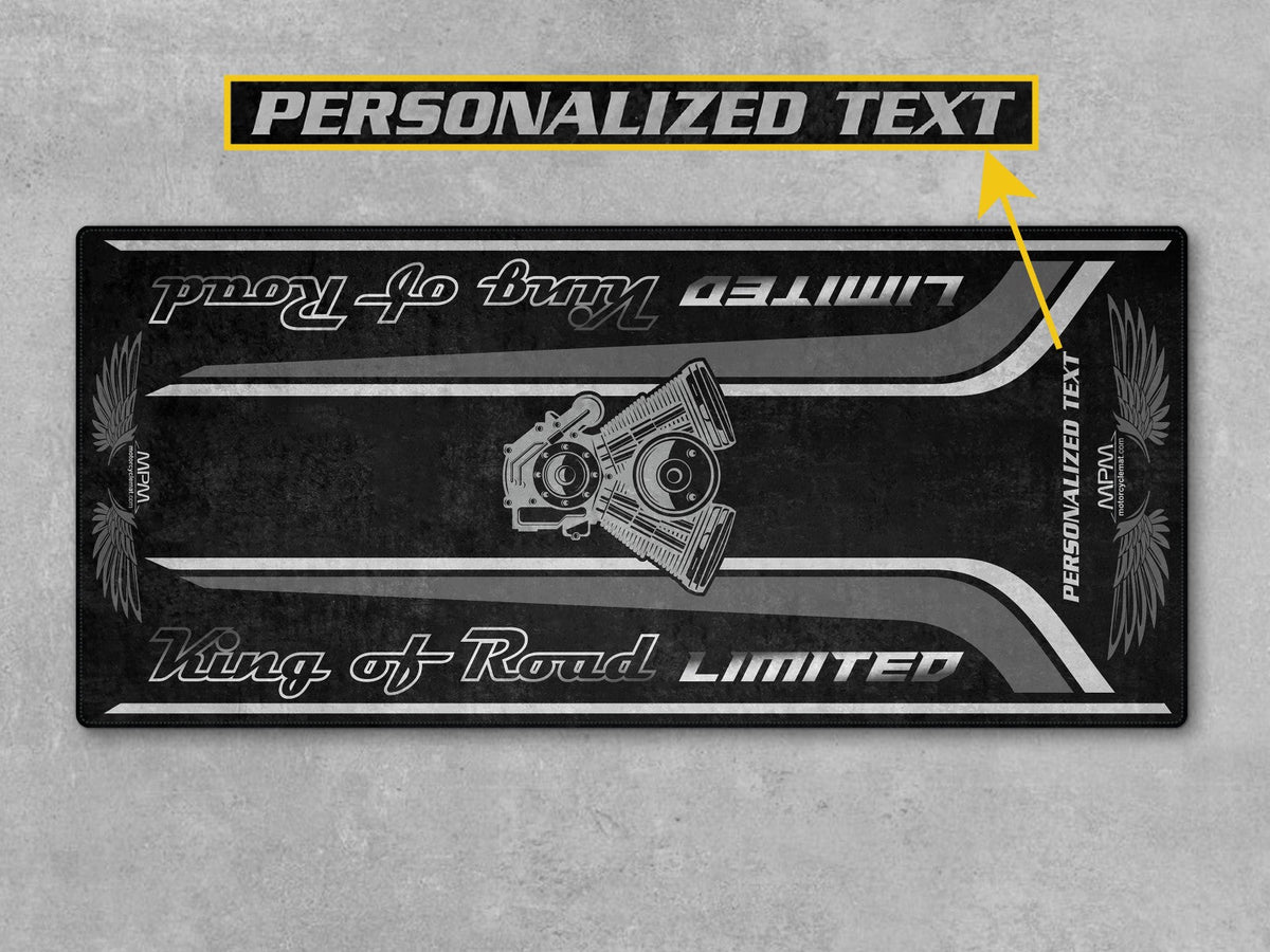 MPM Motorcycle Mat for Grand American Touring Motorcycle "King of Road Limited" - MM4121