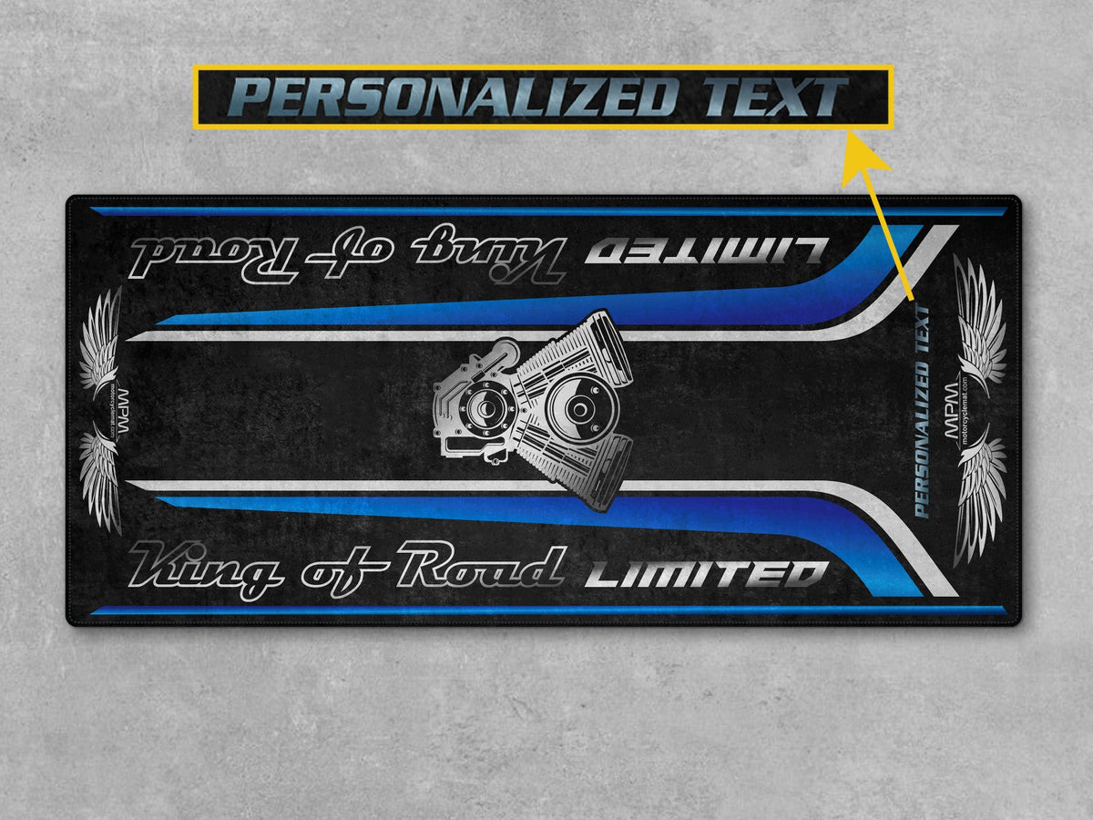 MPM Motorcycle Mat for Grand American Touring Motorcycle "King of Road Limited" - MM4121