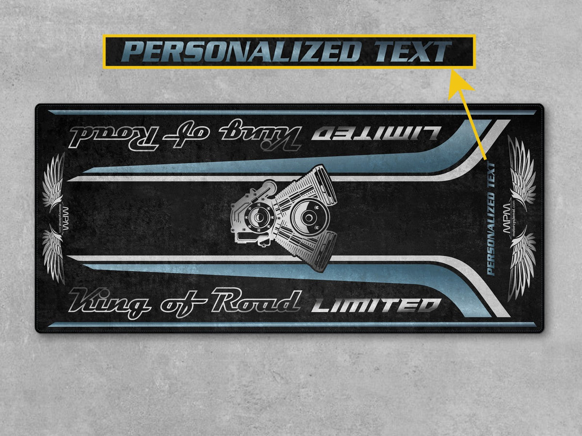 MPM Motorcycle Mat for Grand American Touring Motorcycle "King of Road Limited" - MM4121