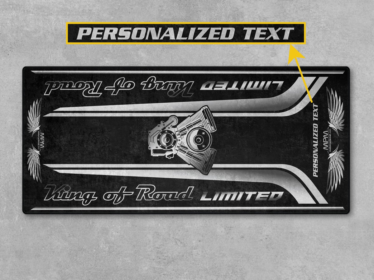 MPM Motorcycle Mat for Grand American Touring Motorcycle "King of Road Limited" - MM4121