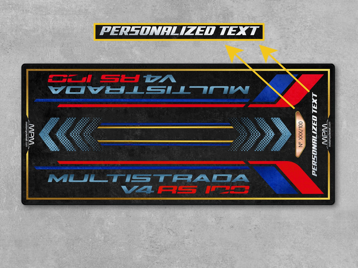 MPM Motorcycle Mat for Ducati Multistrada V4 RS Collezione 100 - MM4276