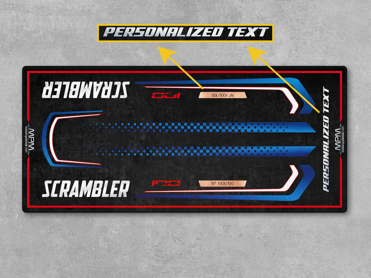 MPM Motorcycle Mat for Scrambler Ducati Collezione 100 - MM4277