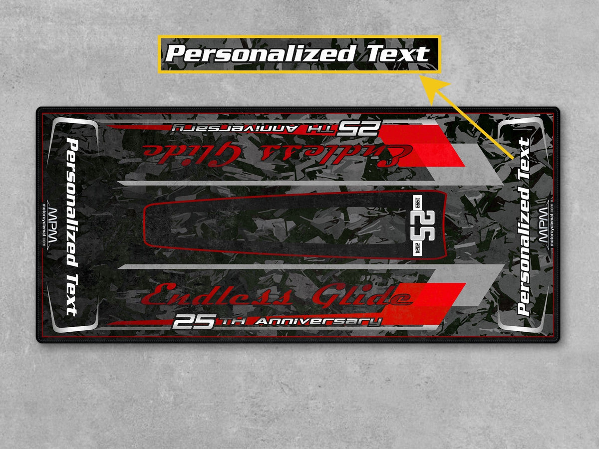 MPM Motorcycle Mat for Grand American Touring Motorcycle 25th Anniversary - U1201