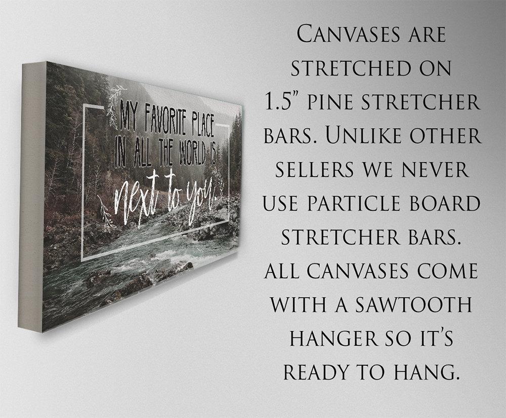 My Favorite Place In All The World - Canvas