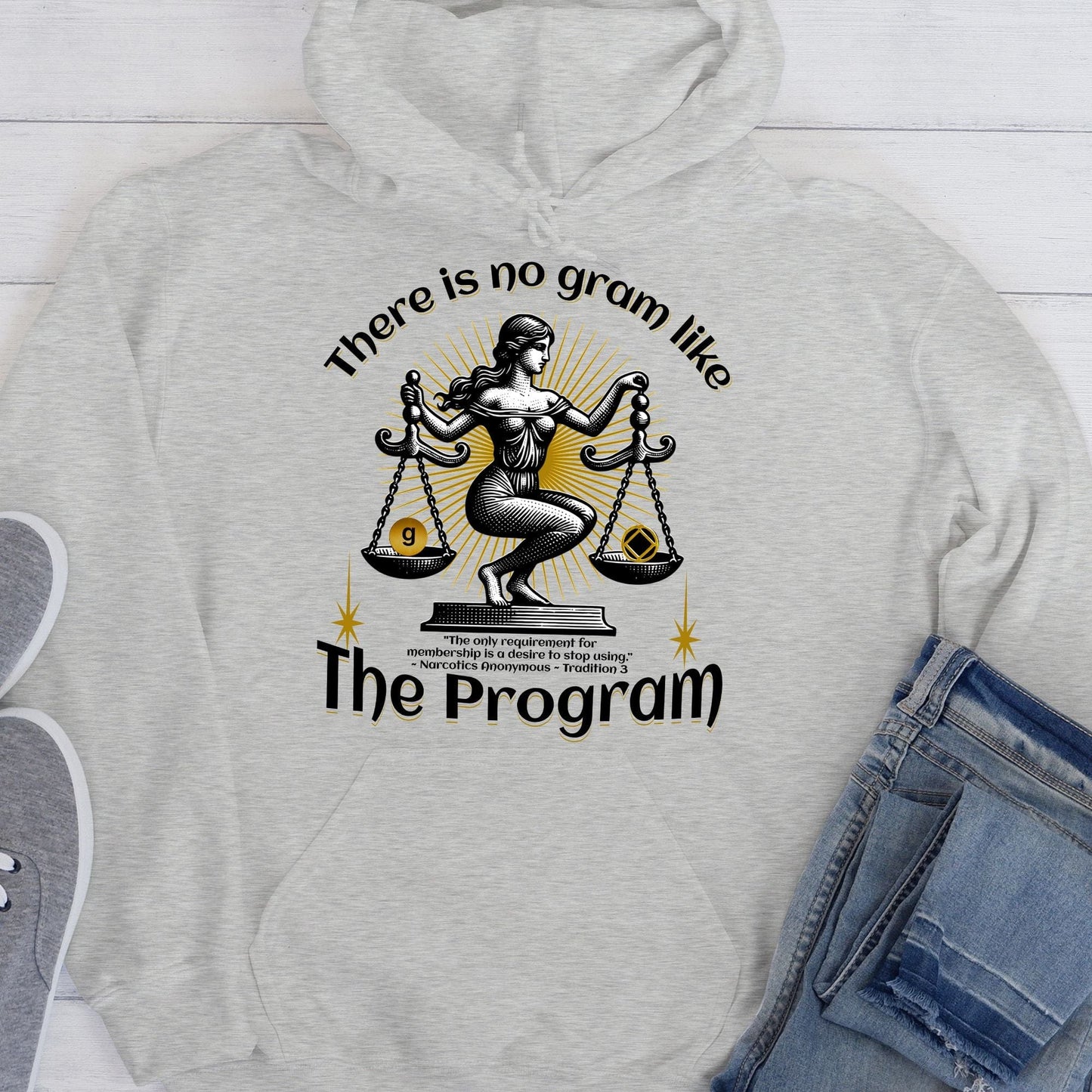 NA Recovery Hoodie | Inspiring Sobriety | There's No Gram Like The Program