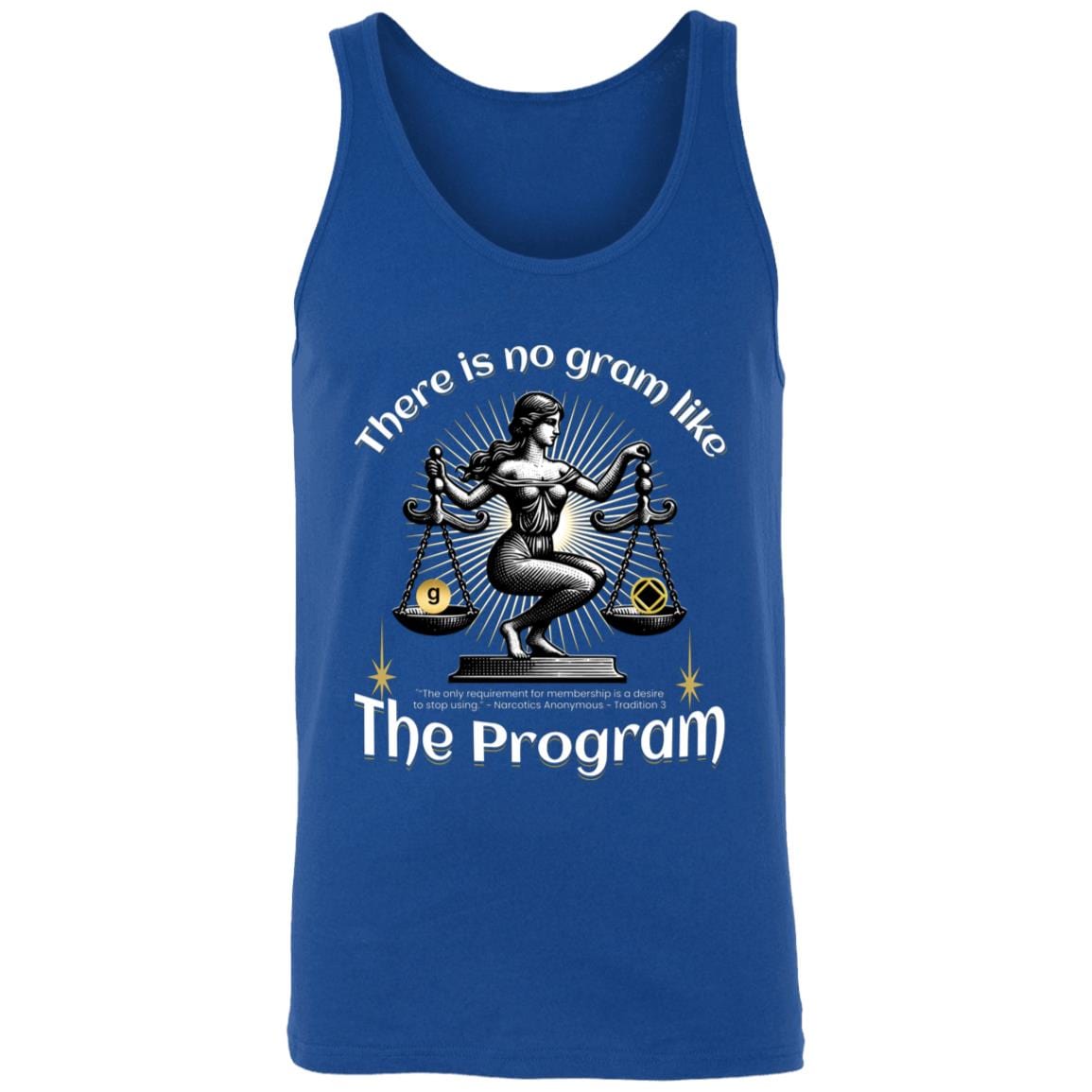 NA Recovery Unisex Tank | Inspiring Sobriety | There's No Gram Like The Program