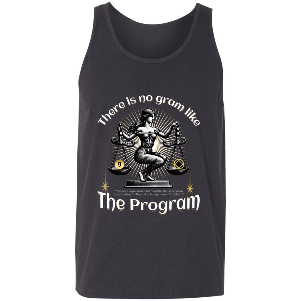 NA Recovery Unisex Tank | Inspiring Sobriety | There's No Gram Like The Program