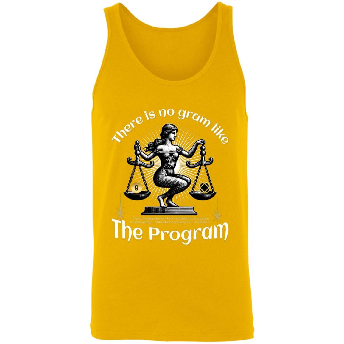 NA Recovery Unisex Tank | Inspiring Sobriety | There's No Gram Like The Program