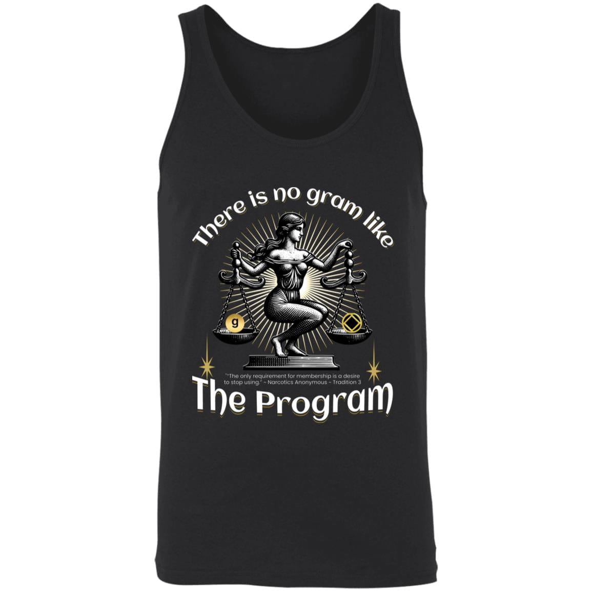 NA Recovery Unisex Tank | Inspiring Sobriety | There's No Gram Like The Program