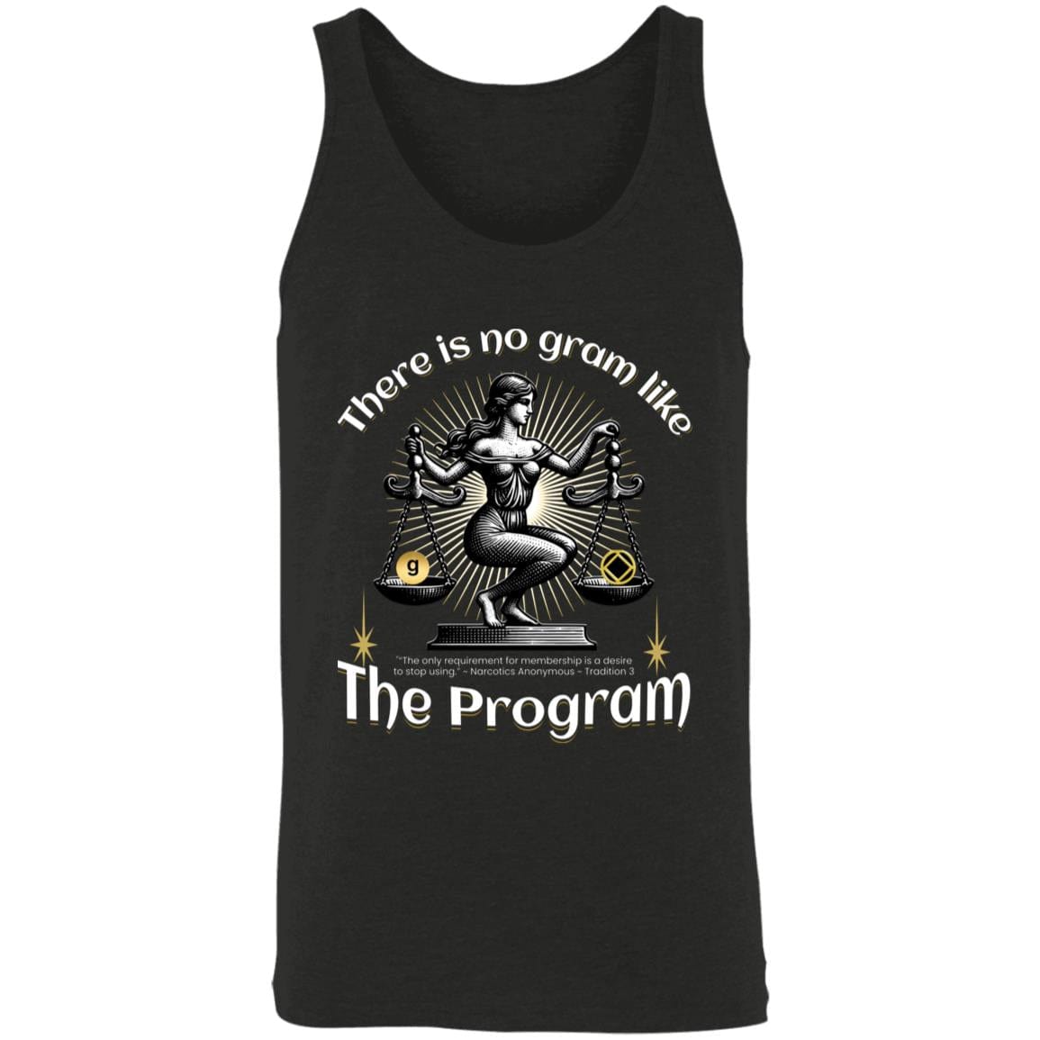 NA Recovery Unisex Tank | Inspiring Sobriety | There's No Gram Like The Program