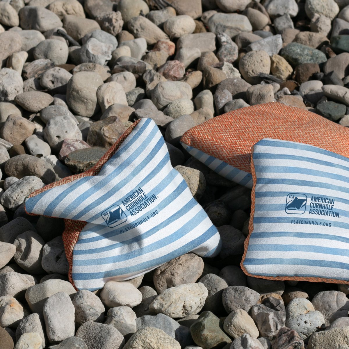 Nautical Stripes Synergy Soft Cornhole Bags