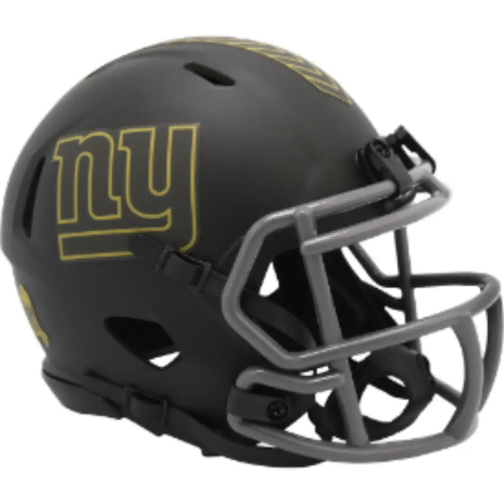 New York Giants SALUTE TO SERVICE 4 Mini Speed Football Helmet NFL