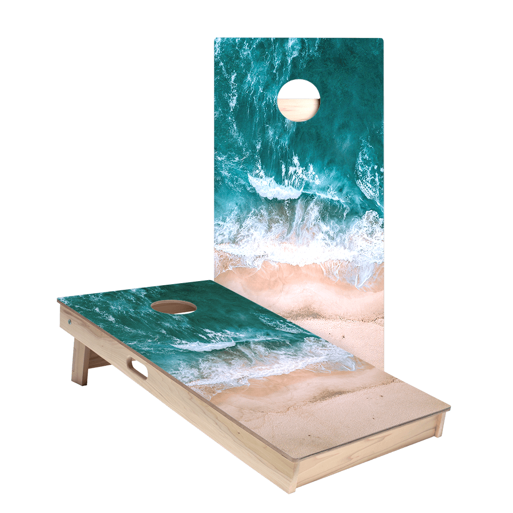 Ocean And Sand Star Cornhole Boards
