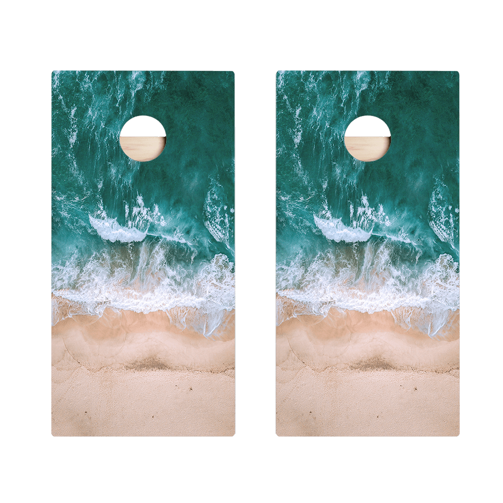 Ocean And Sand Star Cornhole Boards