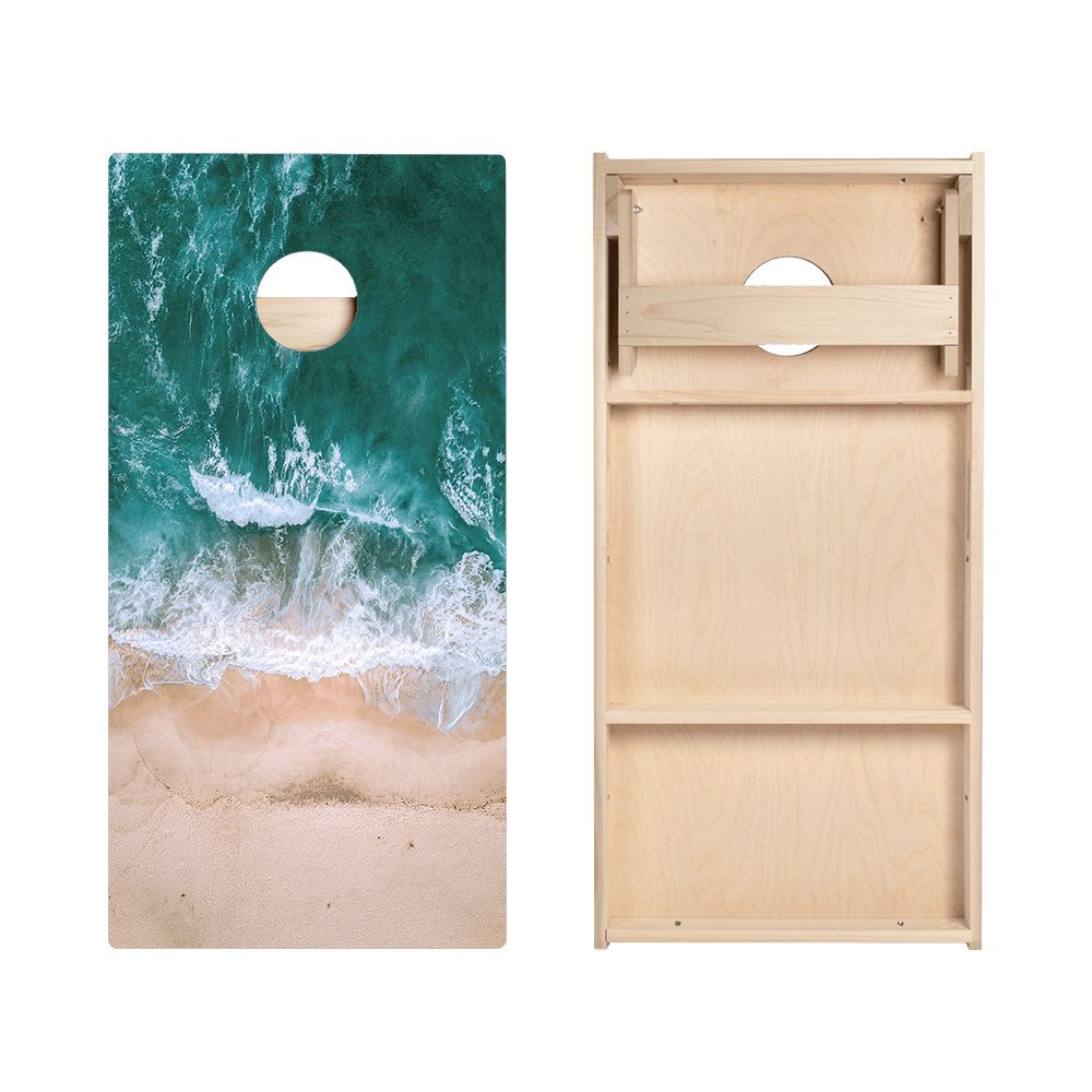 Ocean And Sand Star Cornhole Boards