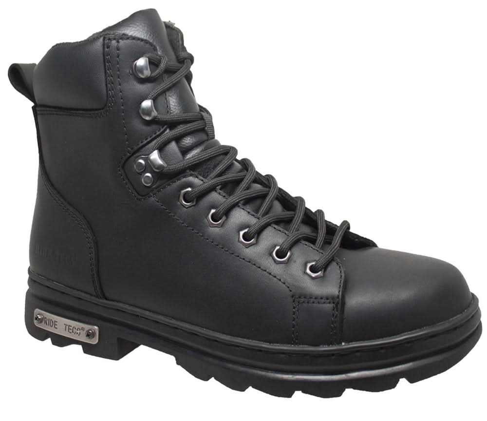 Burntread 6" Men's Leather Motorcycle Boots