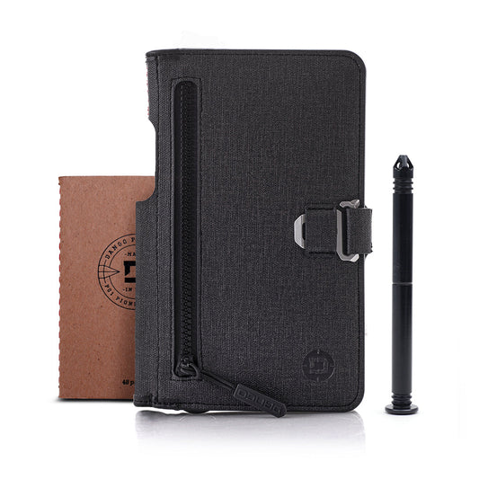 P02 PIONEER™ TRAVEL WALLET with PEN & NOTEBOOK