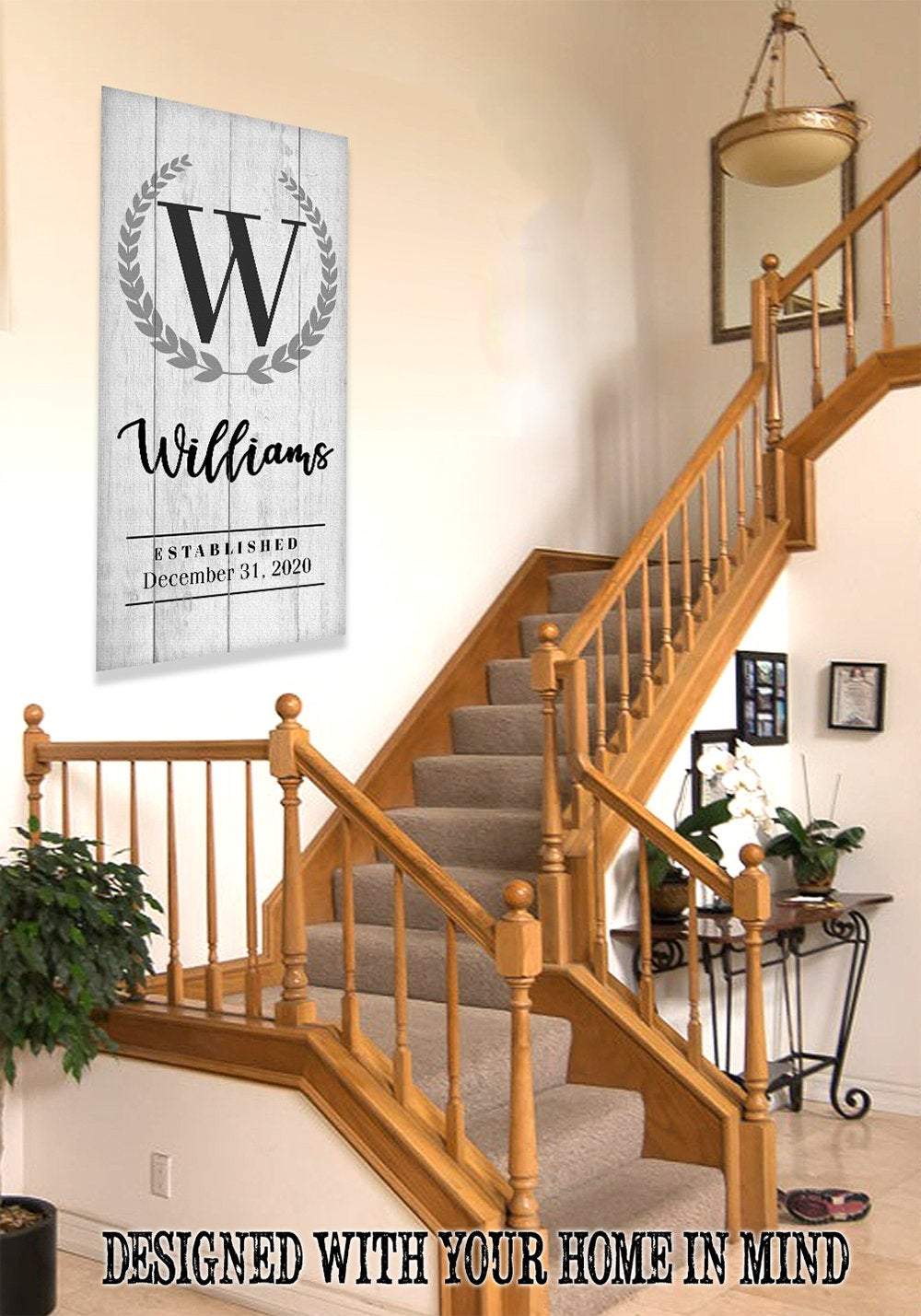 Personalized - Capital Letter Family - Canvas