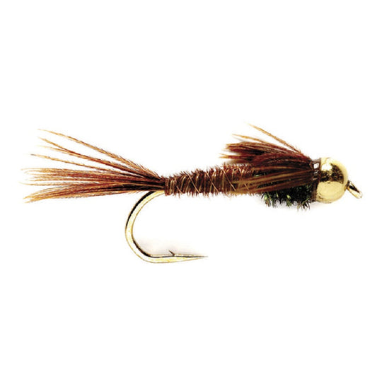 Tungsten Bead Head Pheasant Tail Nymph 1 Dozen Flies Size 10