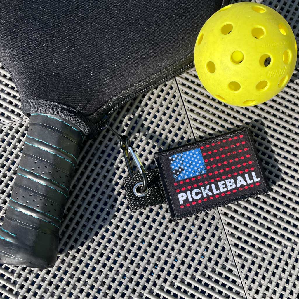 Pickleball - US Flag - Removable Patch