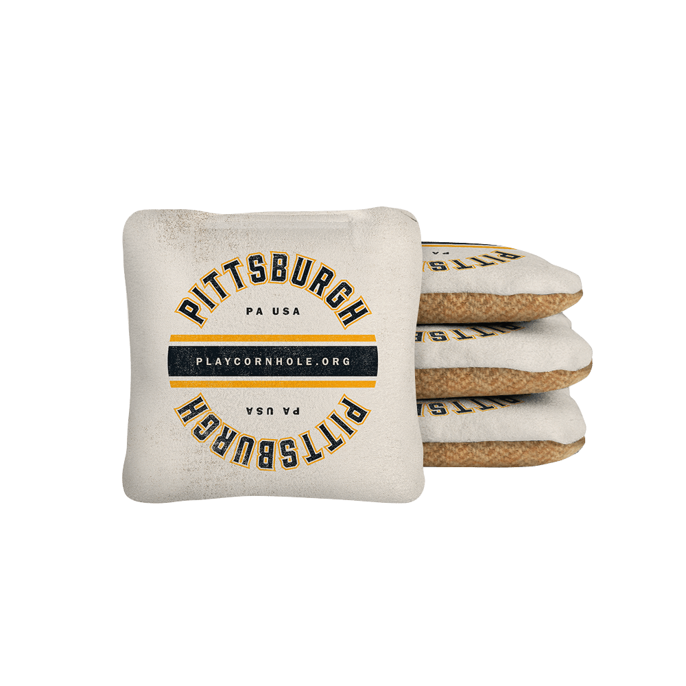 Pittsburgh Football Gameday Backyard 1x2 ft Cornhole Board Set