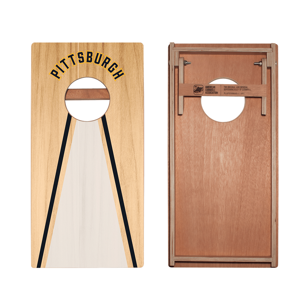 Pittsburgh Football Gameday Backyard 1x2 ft Cornhole Board Set