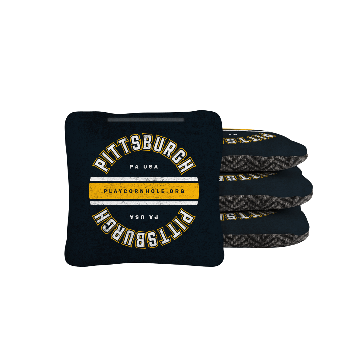 Pittsburgh Football Gameday Backyard 1x2 ft Cornhole Board Set