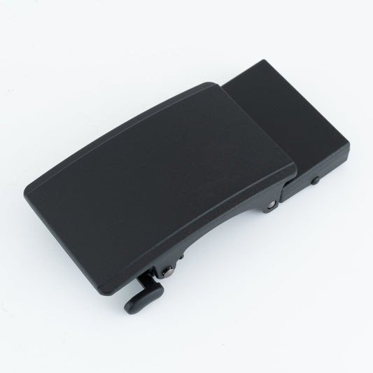 2ND AMEN Gun Belt - Ratchet Track Buckle - Plain Black