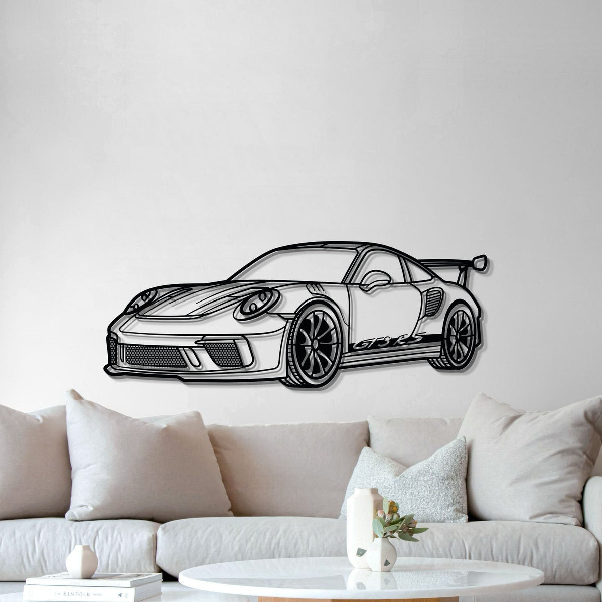 911 GT3 RS 992 Perspective Metal Car Wall Art - MT0460