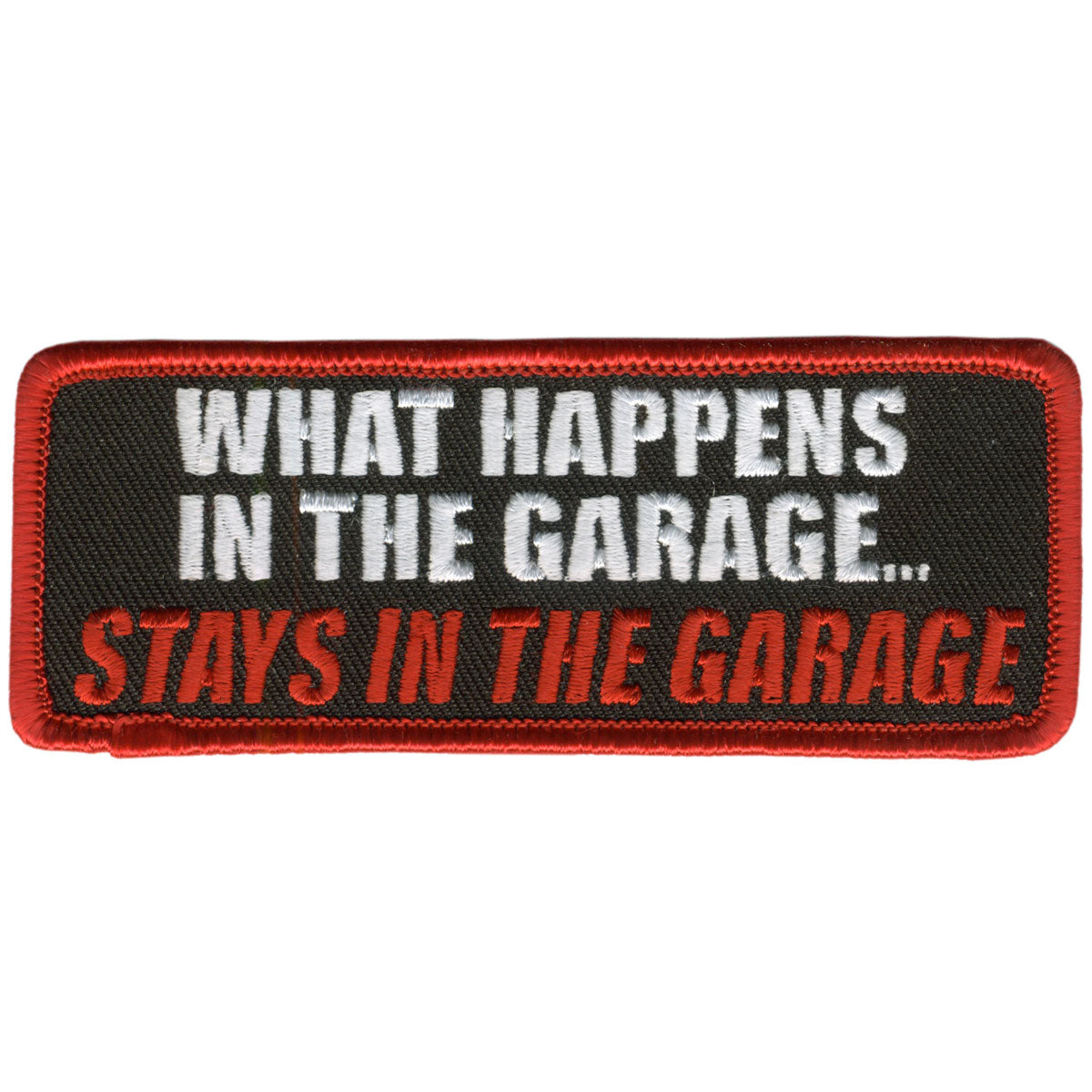 Hot Leathers PPL9205 In The Garage 4" x 2" Patch