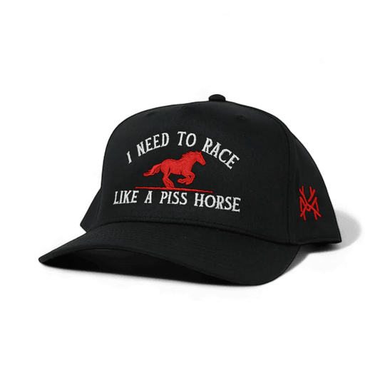 Race Like A Piss Horse Snapback Hat